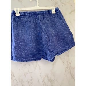 • FASHION NOVA STRETCHY DENIM LIKE SHORTS •